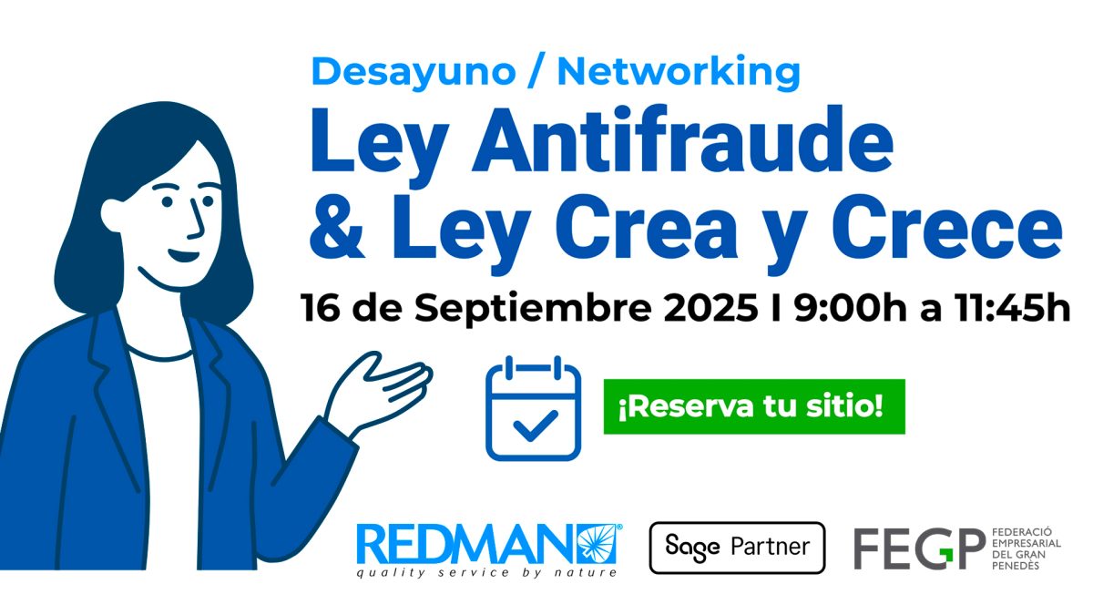 Redman | Sage - Desayuno & Networking: Ley Crea y Crece + Antifraude